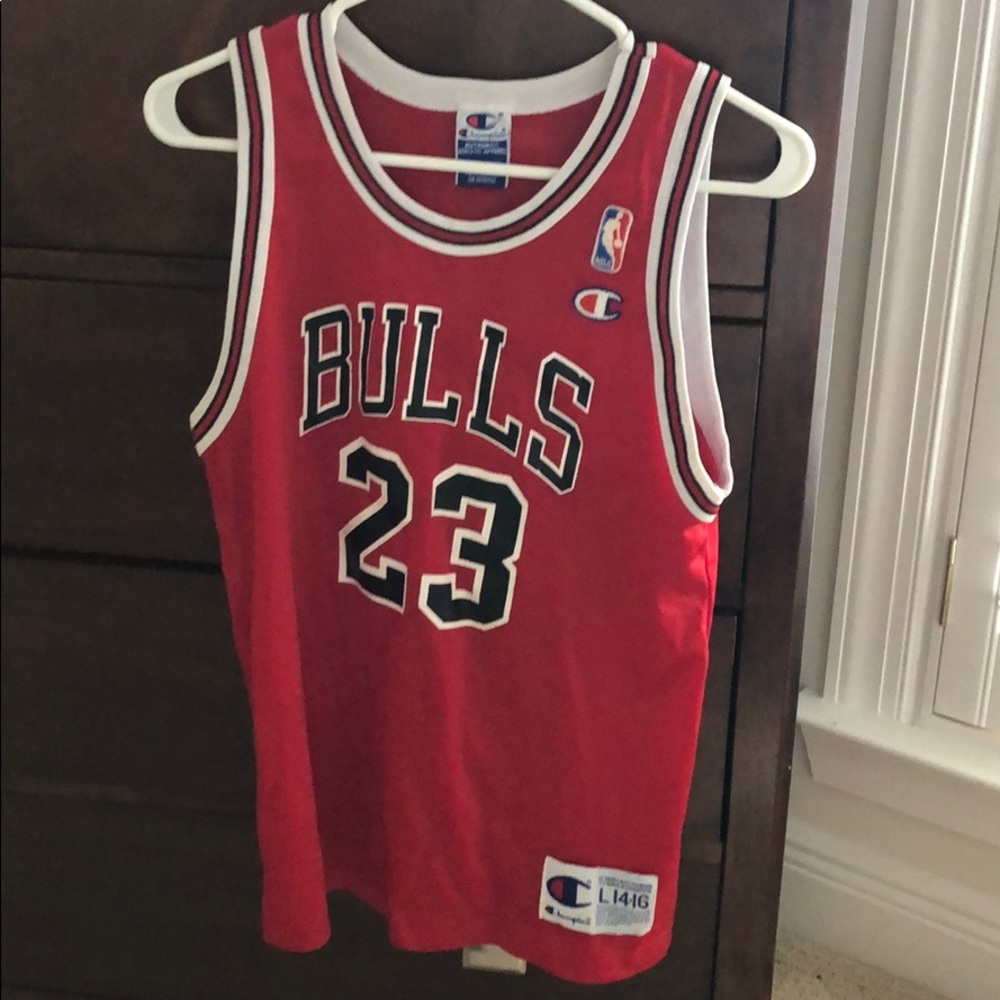 champion nba Michael Jordan jersey